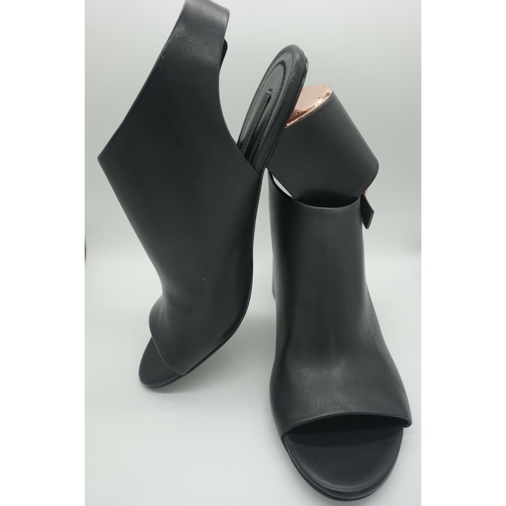 Alexander Wang NADIA Cutout Leather Slingback Sandals EU 39.5
